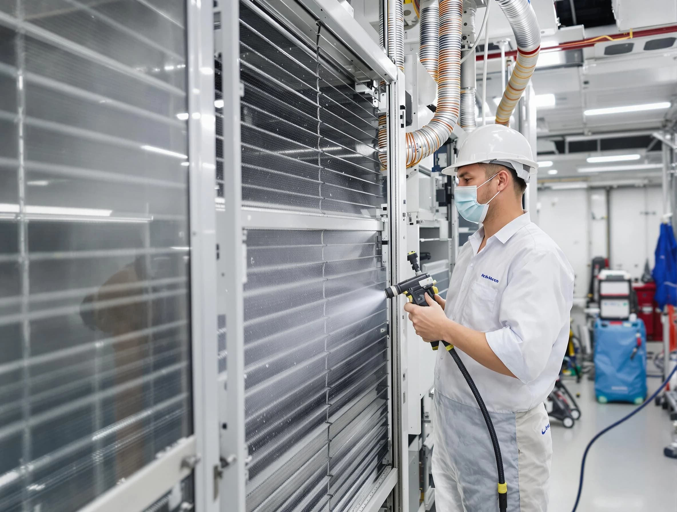 Professional AC coil cleaning by Meadowbrook Air Duct Cleaning in Meadowbrook