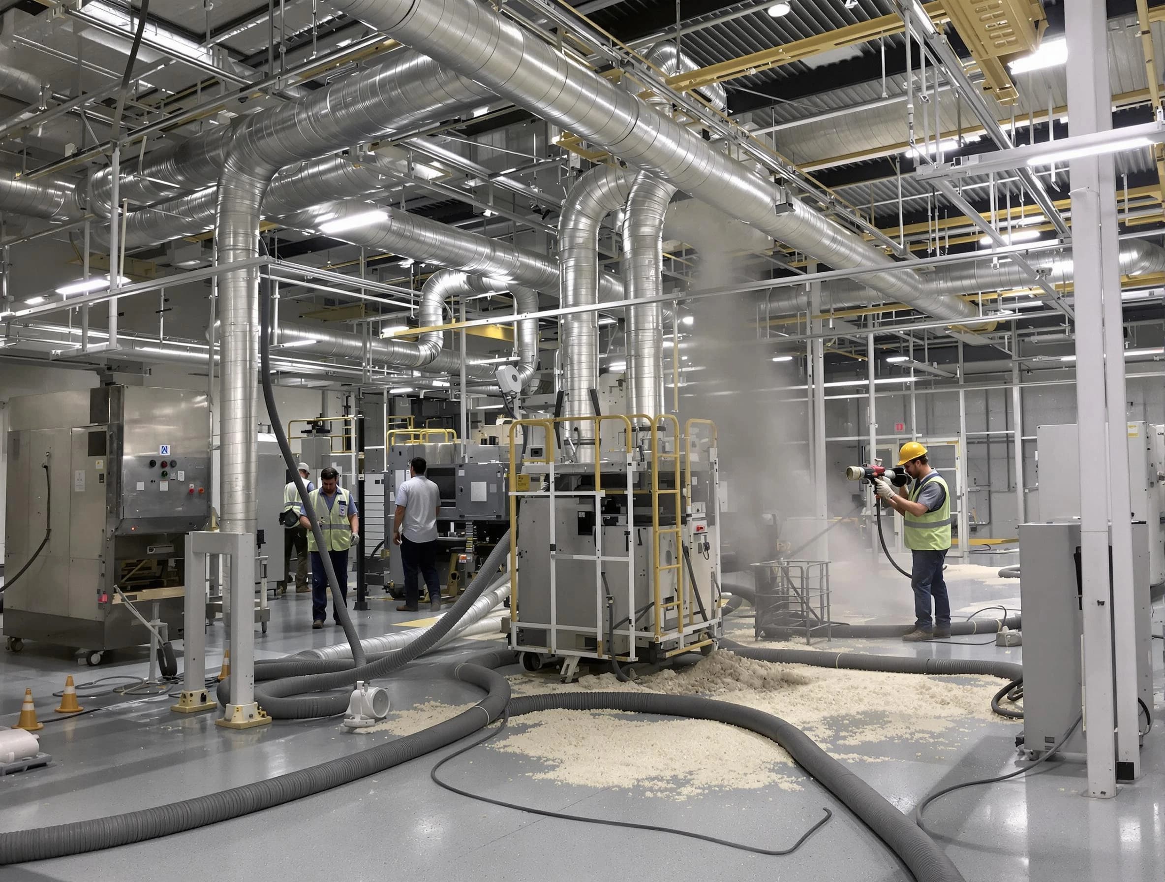 Heavy-duty industrial duct cleaning by Meadowbrook Air Duct Cleaning in Meadowbrook