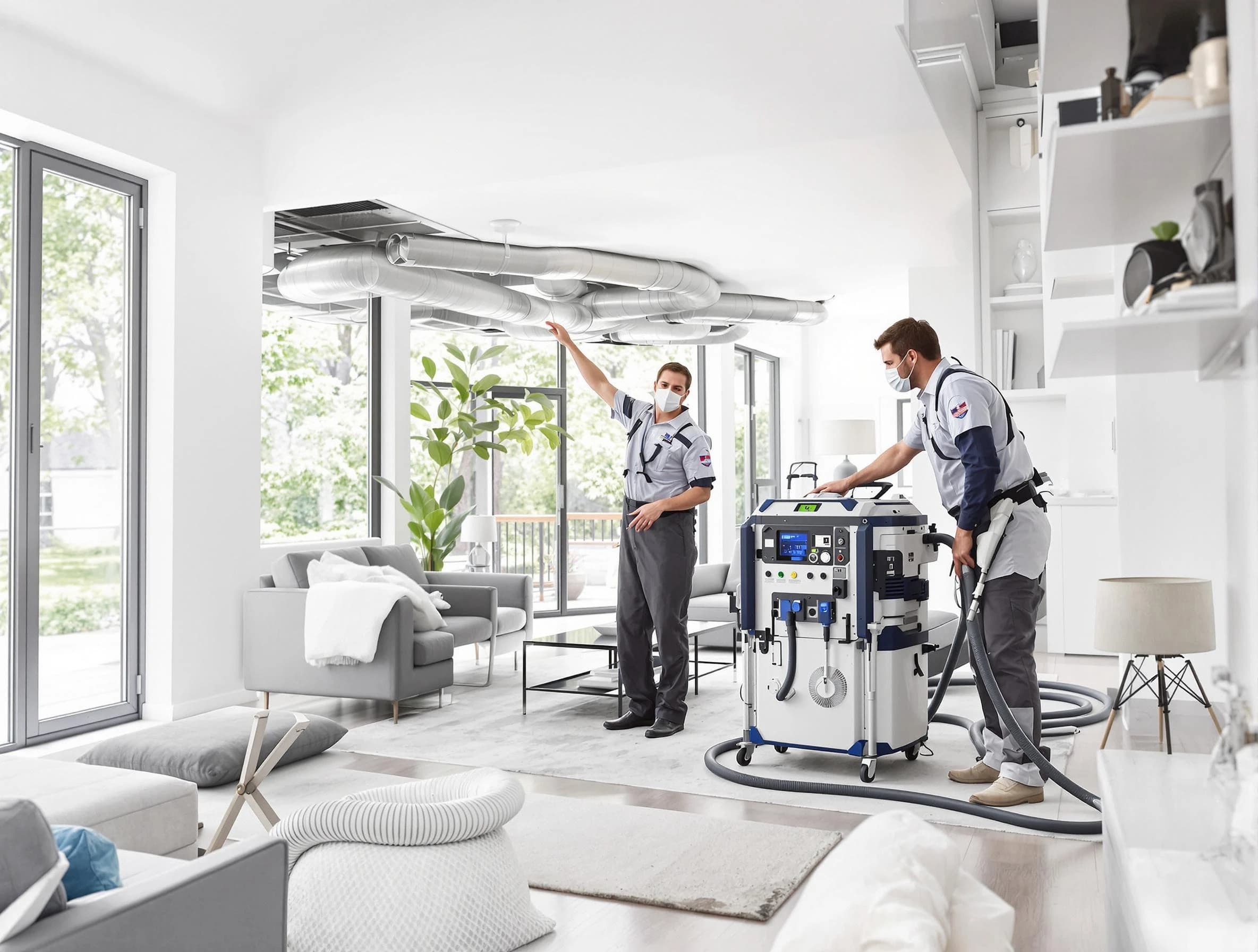 Meadowbrook Air Duct Cleaning professional conducting pure air duct cleaning with state-of-the-art equipment in Meadowbrook